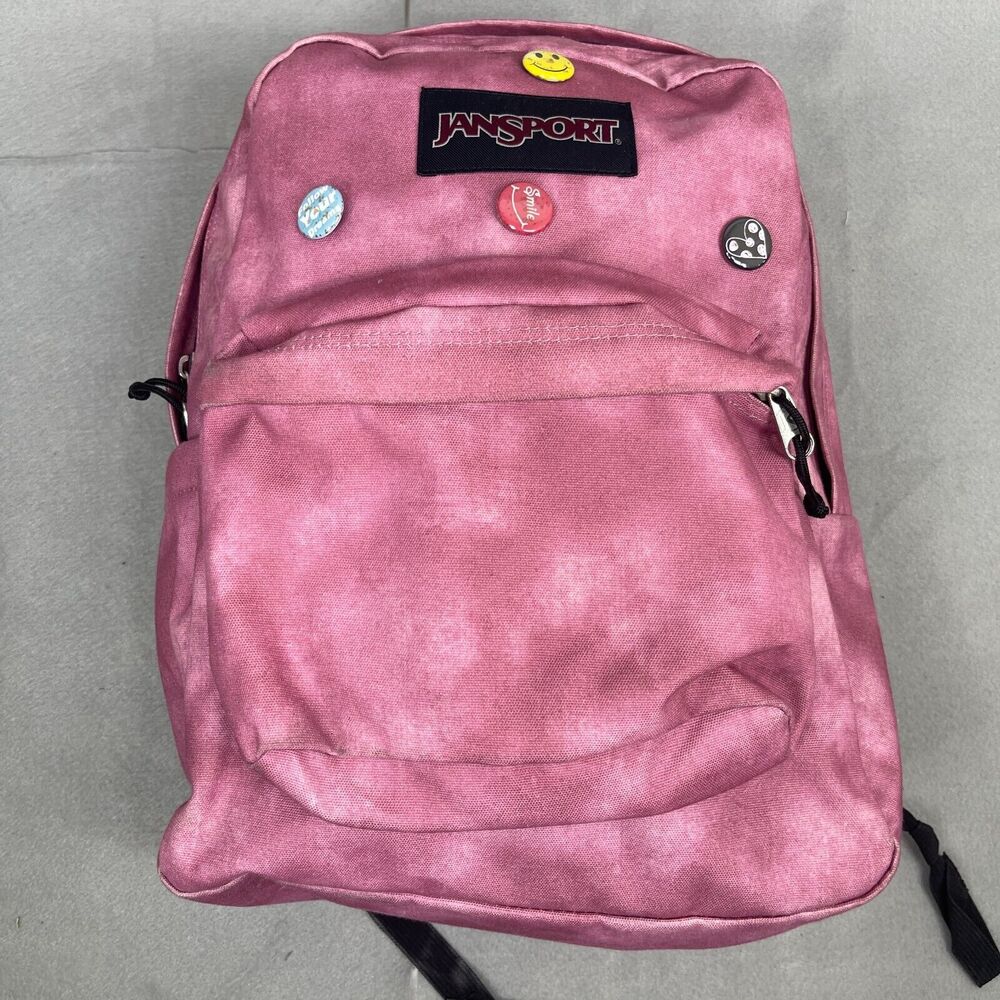Jansport Superbreak Plus Fx Backpack Js0a4qua-75b Blackberry Mousse Cali Wash